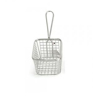 손잡이 바스켓 업소용 1호 스텐 미니 튀김 사각