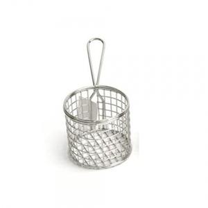 미니 손잡이 원형 1호 스텐 튀김 바스켓 업소용