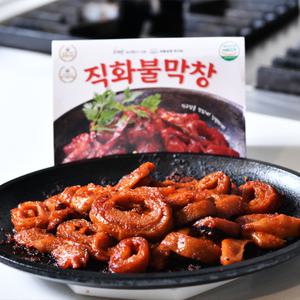 [4개 구성] 잡내없는 한돈 직화 불막창 초벌 구이 돼지 양념 매콤 술안주 야식 캠핑 음식 추천 150gX4팩