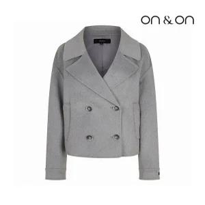 [온앤온][온앤온] 더블 버튼 핸드메이드 숏코트(JW2WHA30)
