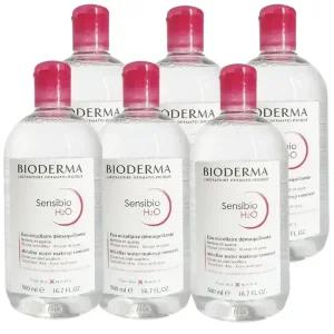 바이오더마 센시비오 클렌징 워터 H2O 500ml 6개 세트 MS-1032