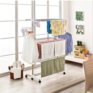 옳은유통 스마트홈 UPGRADE 이동접이식 빨래건조대 고급형 / 대형 빨래 이블 이불 건조대 걸이