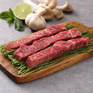 [작심밀도]더드림 미국산 초이스 뼈없는 우대꽃갈비살 400g (스테이크,구이용)