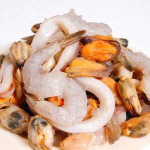 더알찬 간편 손질 4종 해물모듬 400g x 2봉(새우,가리비,오징어링,홍합)