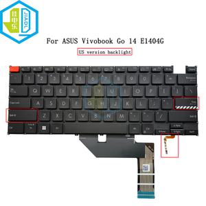 Asus 비보북 Go 14 E1404미국 영어 백라이트 노트북 교체 키보드 오렌지 ESC 키캡 AEXJMU00010