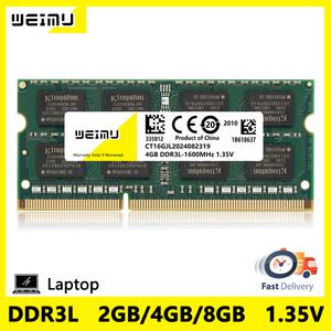 DDR3L 2GB 4GB 8GB 노트북 메모리 Ram PC3L 1066 1333 1600Mhz 1.35V 204Pin 8500 10600 12800 비 ECC SODI