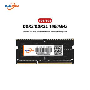 WALRAM 메모리 램 DDR3 DDR3L 8GB 1600MHz 노트북 PC3 10600 12800 1.35V 1.5V 인텔용 내장 Sodimm