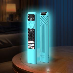 TCL RC902V FMR5실리콘 케이스 C635 / C735 /C835/C935/P635/X925 시리즈8K QLED 음성 TV 원격 보호 커버