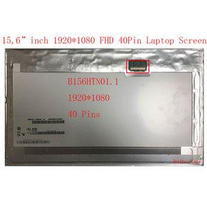 노트북 LCD 화면 레노버 Y580 W530 E530 W520 T530 N55 FHD1920x1080 40 핀 LVDS용 B156HTN01.1 LP156WF1-T