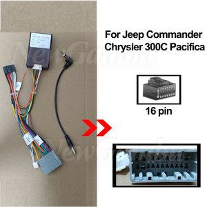 차량 배선 하네스 Jeep Commander Chrysler 300C Pacifica 케이블 CANBUS CANBUS안드로이드 전원