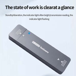 TISHRIC 외장형 하드 드라이브 인클로저 드라이브용 NGFF NVME SSD 케이스 게임용 PC 노트북 PS5 /4용 1.8