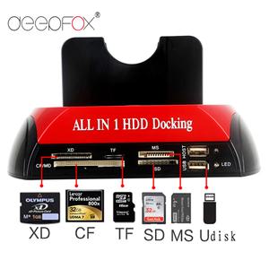 2 IDE 1 SATA USB2.0 C 듀얼 외장형 하드디스크 드라이브 2.5인치 3.5인치 도킹 스테이션 원터치 백업 OTB