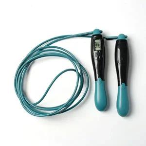 카운트 줄넘기 유산소운동 다이어트 키성장 블랙그린-WDAEE26