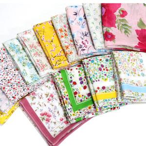 플라워D 개별포장 국산 가제면 목스카프 꽃무늬 여성목손수건 등산단체 꽃구경 매화축제 쁘띠 벚꽃놀이 아사면 봄 여름땀  예쁜손수건