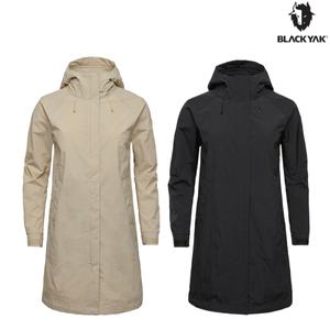 [롯데백화점]블랙야크 25SS 여성용 간절기 롱 기장 방풍자켓 여성롱기장후디자켓 1BYJKSU510 (BON)