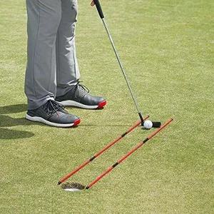 [셀러허브 패션][JHQRMF5G_4B]골프 어드레스도구 접이식 스틱 정렬연습도구