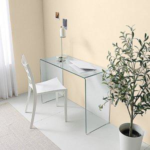 [기타]텐스페이스 뮤즈 1000 강화유리 라운드 책상 테이블 IF4103R(착불)