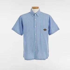 교복몰 그린핑크스트라이프 블루 셔츠 (세일중) 교복