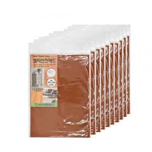 바닥보호대 바닥긁힘방지 멀티 안전패드(A4)10개 우일 의자소음방지 의자발