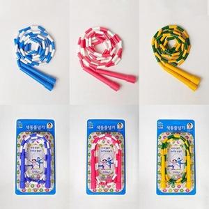 김수열 줄넘기 어린이 색동 구슬줄넘기 K-320