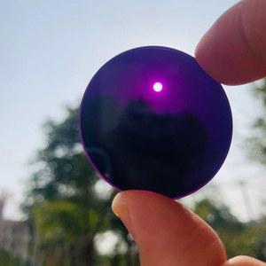 블랙 UV 통과 필터 유리, 총 크기 직경 42mm 및 1.5mm 두께 365nm, ZWB2, 25