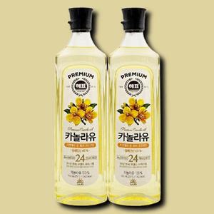 [기타] 사조 해표 카놀라유 식용유 바삭한 튀김 부침 900ml 2개