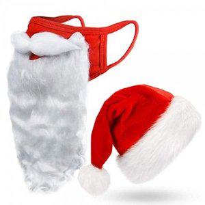 산타 수염 마스크 싼타 모자 가면 마스크 클로스 턱수염 분장 홈파티 행사용