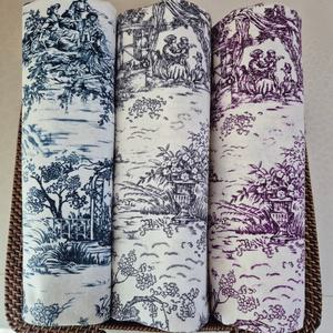 ENDLESS 11수 국내생산 대폭 면 린넨 빈티지 명화 패브릭 원단 3종