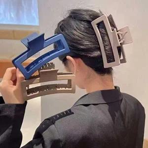 특대형 빅사이즈 사각 집게핀 올림머리핀-WC03970