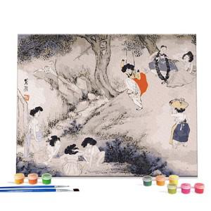 DIY캔버스형 그림그리기 40x50cm 신윤복의 단오풍경