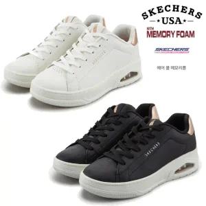 [롯데백화점]스케쳐스 메모리폼 인솔 여성 에어 스니커즈 우노코트 SC0WFCEX221-222 2종