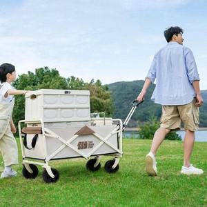 TXZ 캠핑 접이식 웨건트롤리 캠핑 카트용   접이식 카트야외 접이식  캠핑 카트  차량 트레일러 캠핑 트롤