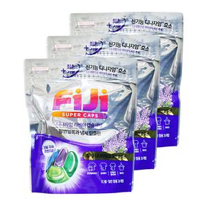 엘지 피지 수퍼캡스 디나자임 딥클린 캡슐세제 겸용 라벤더향 26개입 3개 세탁세제