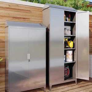 철제캐비넷 야외 사물함 농막 창고 스텐 간이창고