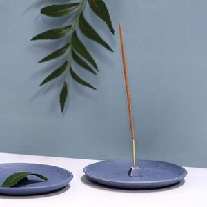 인센스 스틱모던 홀더 접시형 블루