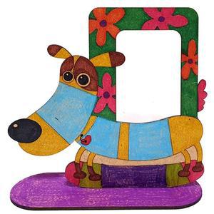 만들기대장-모던사진 액자 2-방울 강아지