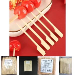 15cm 손잡이 대나무 꼬치 600p 세트 두께 0.3cm/오뎅/꽂이/바베큐/스틱/꼬치구이/과일/꼬지/캠핑/나무/구이
