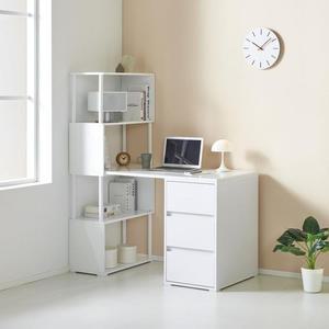 D3041 심플4단 책장 책상 세트 1200