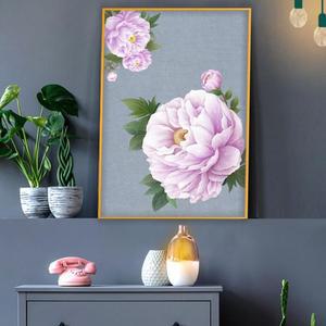 목단그림액자유니 풍수그림 돈들어오는 꽃그림 A2gdAL5