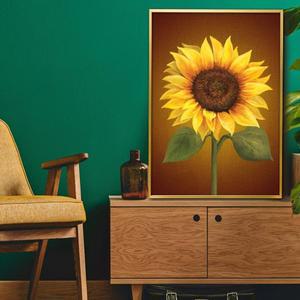 해바라기그림트렌 액자 A2 SUN2 풍수그림 돈들어오는