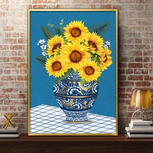 해바라기그림트렌 액자 A2 7SUN2 풍수그림 돈들어오는