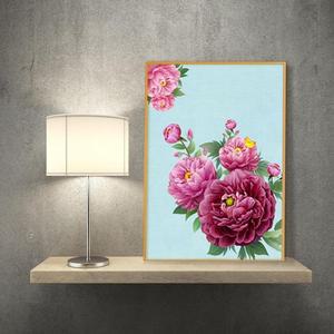 목단그림액자트렌 풍수그림 돈들어오는 꽃그림 A3gdAL2