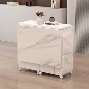 이동식 접이식 바퀴달린 식탁 주방 탁자 폴딩 테이블