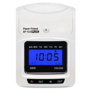 현대오피스 출퇴근기록기 EF-123 Plus+카드100매 4란