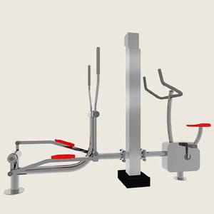 TK 달리기+자전거 2인용 스텐 복합형 VKSP-4832