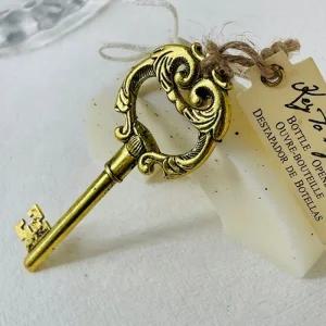 엔틱 빈티지 황금 열쇠모양 오프너