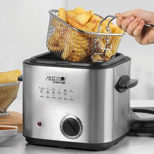 셰프라인 전기 튀김기 1.2리터 CLEL-900DF 가정용 퐁듀 투명창 다이얼 방식