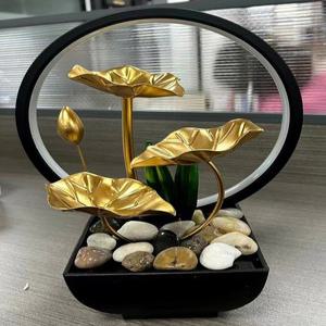 실내연못 분수 물분수대 인조폭포 장식 흐르는물 미니분수대 식물 장긱품 인조 장 탁상