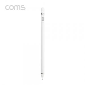 Coms 정전식 터치펜 스타일러스 터치펜 모든 스마트폰 호환 초미세 펜촉 White
