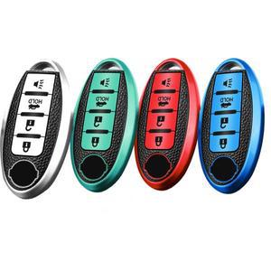 [누리정비]인피니티 닛산 알티마 맥시마 무라노 로그 센트 라 370z 가죽 TPU 자동차 4 버튼 키 케이스 커버